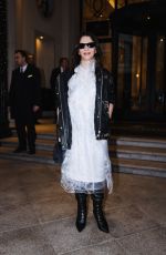 JULIETTE BINOCHE at Prada Fashion Show at Milan Fashion Week 02/22/2204
