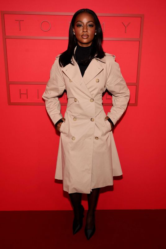 JUSTINE SKYE at Tommy Hilfiger Fashion Show ay New York Fashion Week 02/09/2024