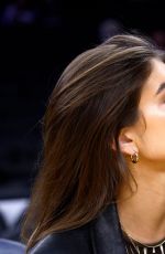 KAIA and Presley GERBER at LA Lakers vs San Antonio Spurs Game in Los Angeles 02/23/2024