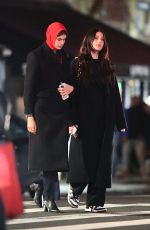 KAIA GERBER and CAMILA MORRONE Out for Dinner at Via Carota in New York 02/02/2024