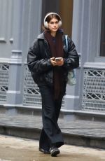 KAIA GERBER Out and About in New York 02/02/2024
