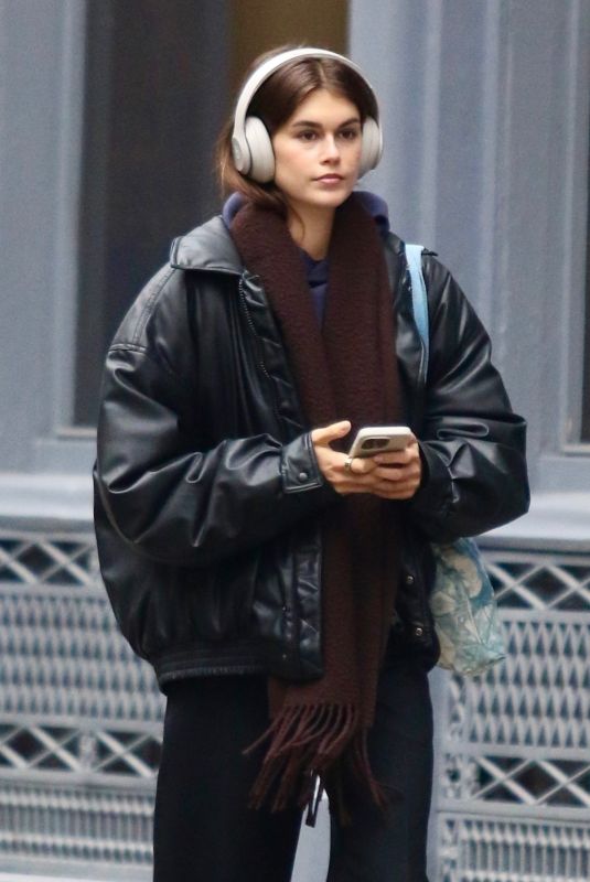 KAIA GERBER Out and About in New York 02/02/2024
