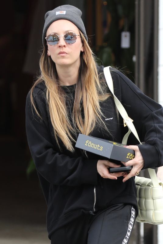 KALEY CUOCO Out with Friends in Los Angeles 02/21/2024