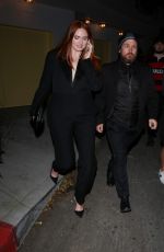 KAREN GILLAN Leaves a Party in West Hollywood 02/06/2024