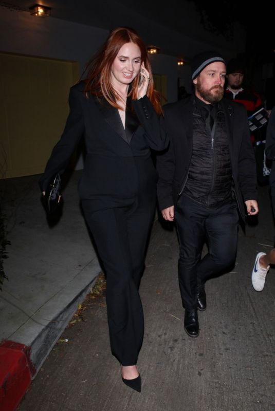 KAREN GILLAN Leaves a Party in West Hollywood 02/06/2024