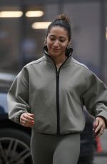 KAREN HAUER and Simon Davidson Leaves Their Hotel in Manchester 02/04/2024