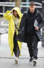 KAREN HAUER and Simon Davidson Out in Leeds Town Centre 02/02/2024