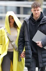 KAREN HAUER and Simon Davidson Out in Leeds Town Centre 02/02/2024