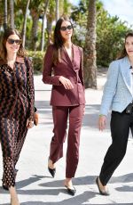 KARLIE KLOSS Arrives at a Chase Event in Miami Beach 02/02/2024
