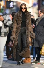 KARLIE KLOSS Out and About in New York 02/07/2024
