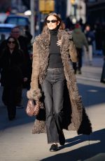 KARLIE KLOSS Out and About in New York 02/07/2024