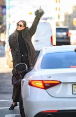KARLIE KLOSS Out and About in New York 02/07/2024