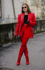 KAROLINA ZUBKOVA-MATTES Arrives at Elie Saab Spring/Summer 2024 Haute Couture Show in Paris 01/24/2024