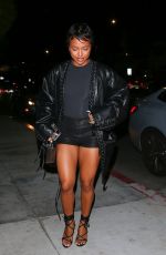 KARRUECHE TRAN Arrives at Bird Street Club in West Hollywood 02/02/2024
