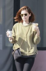KATE MARA Out for Coffee in Los Feliz 02/16/2024