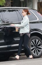 KATE MARA Out for Iced Coffee After Pilates Class in Los Feliz 02/26/2024