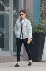 KATE MARA Out for Iced Coffee After Pilates Class in Los Feliz 02/26/2024