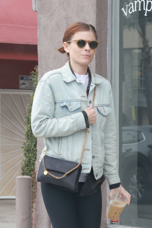 KATE MARA Out for Iced Coffee After Pilates Class in Los Feliz 02/26/2024