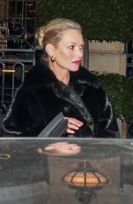 KATE MOSS Heading to YSL Show at Paris Fashion Week 02/27/2024