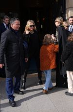 KATE MOSS Out at Fashion Week in Paris 02/28/2024