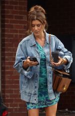 KATE WALSH Leaves a Radio Station in Perth 02/16/2024