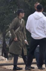 KATHERINE SCHWARZENEGGER Check on Their New House in Brentwood 02/09/2024