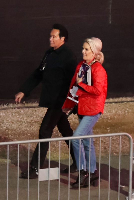 KATHLEEN MCCRONE Leaves Super Bowl LVIII in Las Vegas 02/11/2024
