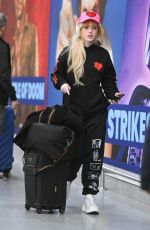 KATHRYN NEWTON Arrives at JFK International Airport in New York 02/11/2024