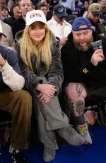 KATHRYN NEWTON at a Knicks Game in New York 02/01/2024