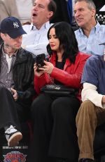 KATHRYN NEWTON at a Knicks Game in New York 02/01/2024