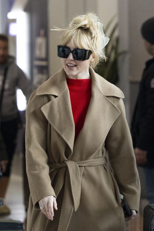 KATHRYN NEWTON at Charles de Gaulle Airport in Paris 02/28/2024