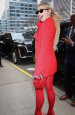 KATHRYN NEWTON Leaves Drew Barrymore Show in New York 02/01/2024