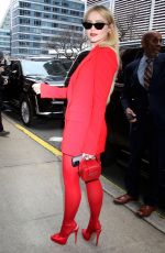 KATHRYN NEWTON Leaves Drew Barrymore Show in New York 02/01/2024
