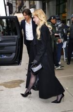 KATHRYN NEWTON Leaves Her Hotel in New York 01/31/2024