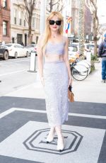 KATHRYN NEWTON Leaves Her Hotel in New York 02/12/2024