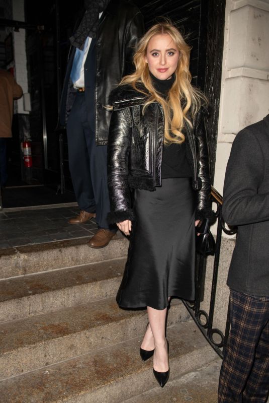 KATHRYN NEWTON Leaves the SNL Afterparty in New York 02/03/2024