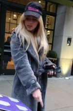 KATHRYN NEWTON Meeting Fans Outside Her Hotel in New York 02/01/2024
