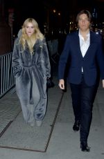 KATHRYN NEWTON Out for Dinner in New York 01/31/2024