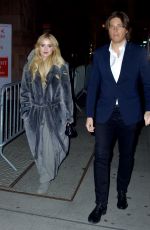 KATHRYN NEWTON Out for Dinner in New York 01/31/2024