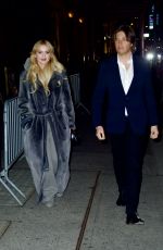 KATHRYN NEWTON Out for Dinner in New York 01/31/2024