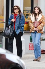 KATIE HOLMES and SURI CRUISE Out in New York 02/12/2024