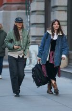 KATIE HOLMES and SURI CRUISE Out in New York 02/16/2024