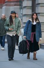KATIE HOLMES and SURI CRUISE Out in New York 02/16/2024