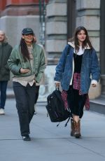 KATIE HOLMES and SURI CRUISE Out in New York 02/16/2024