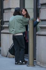 KATIE HOLMES and SURI CRUISE Out in New York 02/16/2024