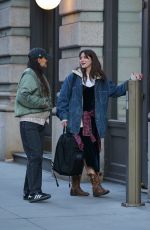 KATIE HOLMES and SURI CRUISE Out in New York 02/16/2024