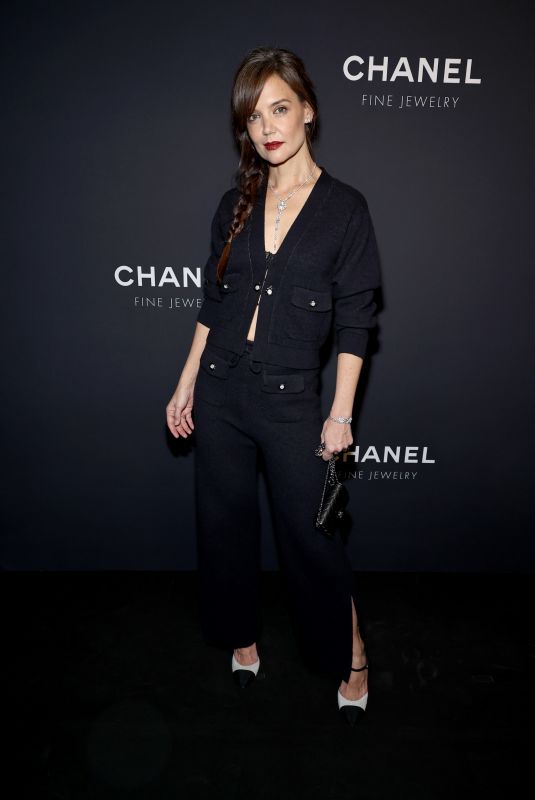 KATIE HOLMES at Chanel Dinner in New York 02/07/2024