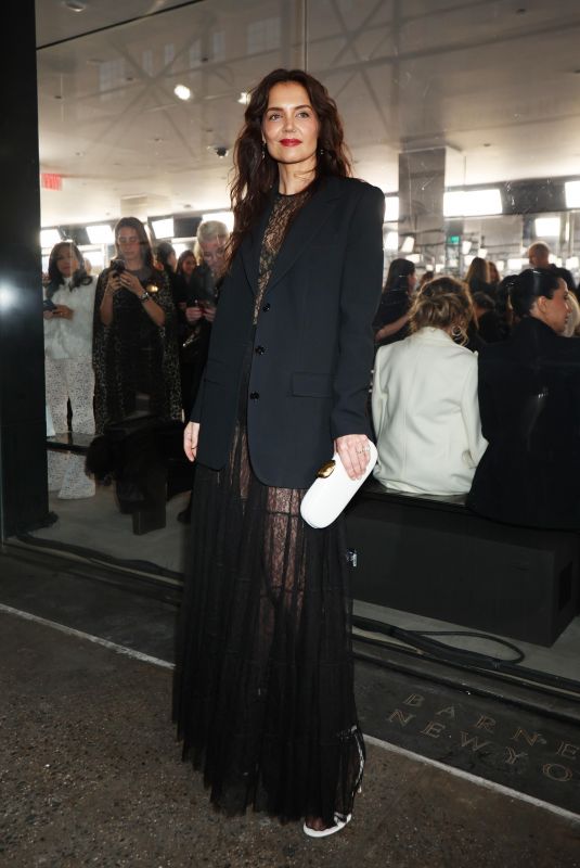 KATIE HOLMES at Michael Kors Fashion Show in New York 02/13/2024