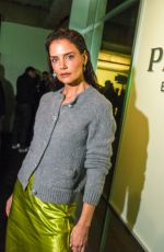KATIE HOLMES at Prada Beauty Party at New York Fashion Week 02/09/2024