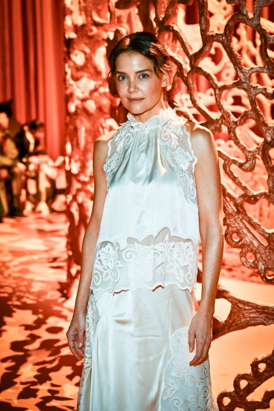 KATIE HOLMES at Ulla Johnson Fashion Show at New York Fashion Week 02/11/2024